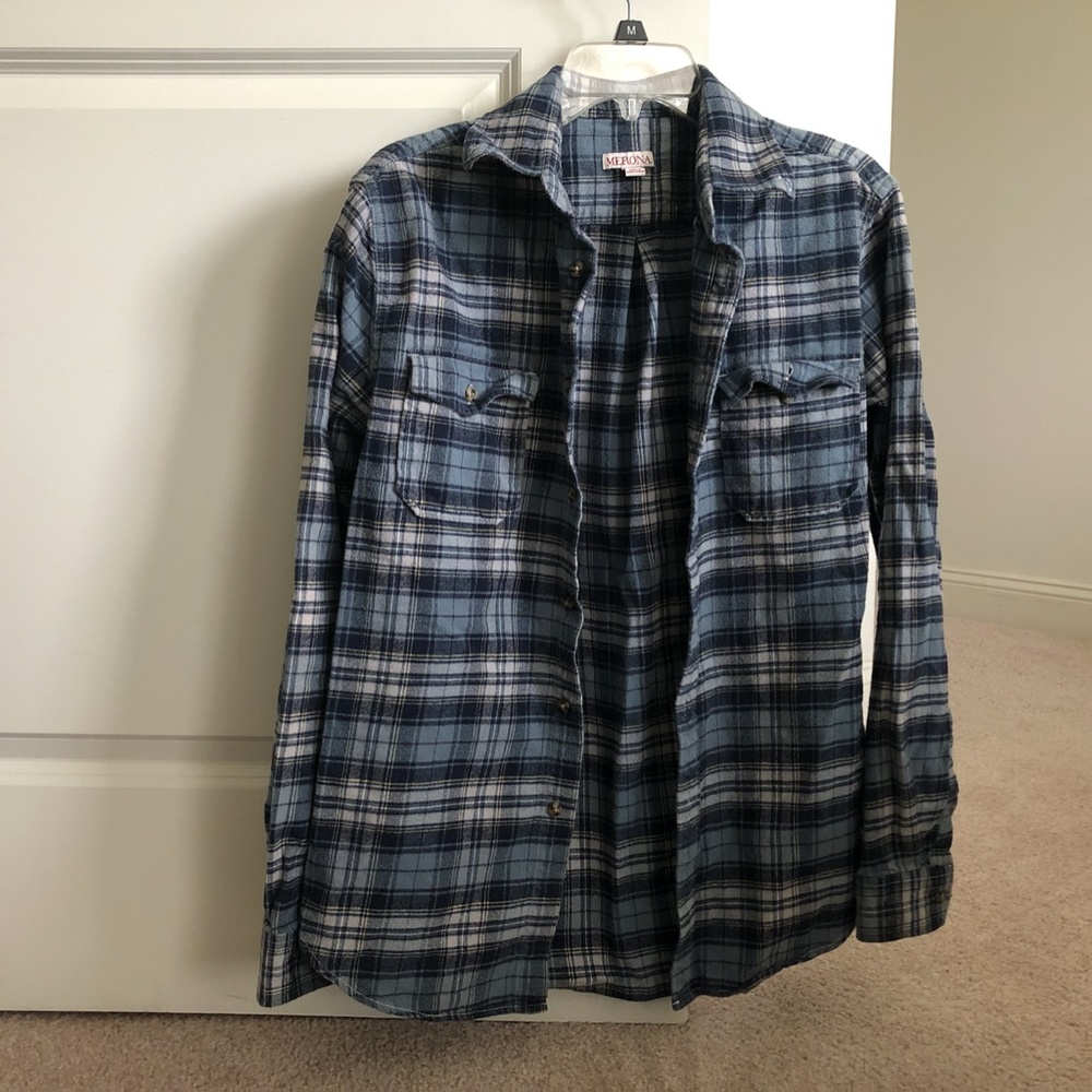 Merona Blue Flannel